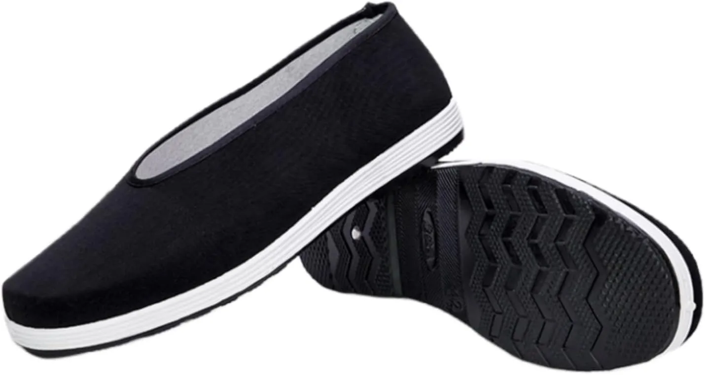 Slip-on Chinese Traditional Tai Chi Shoes, Kung Fu Old Beijing Shoes, Martial Arts Shoes, Canvas Shoes for Men and Women, Chinese Style