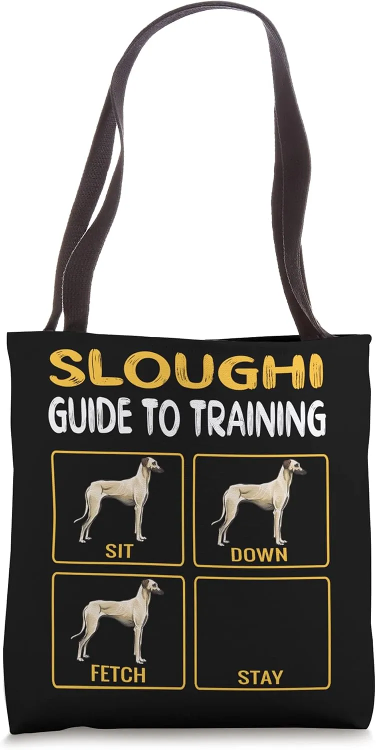 Sloughi Guide To Training Dog Obedience Tote Bag
