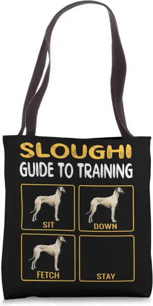 Sloughi Guide To Training Dog Obedience Tote Bag