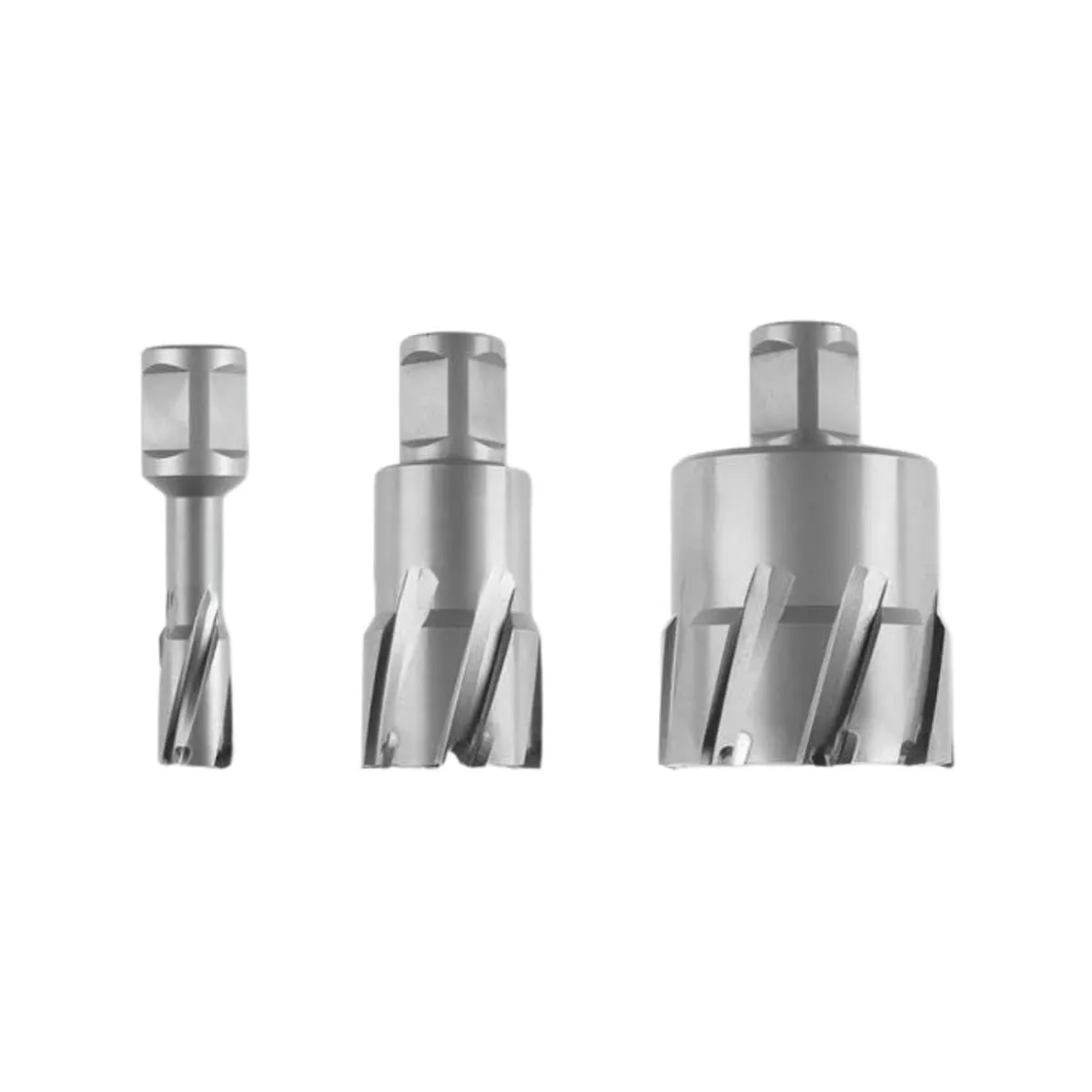 Slugger by Fein Carbide Annular Cutter with Enhanced Cutting Geometry for Precision Drilling - High-Durability Steel, 2" Cutting Depth, 2-1/8" Bore Diameter, 3/4" Straight Shank - 63127532110
