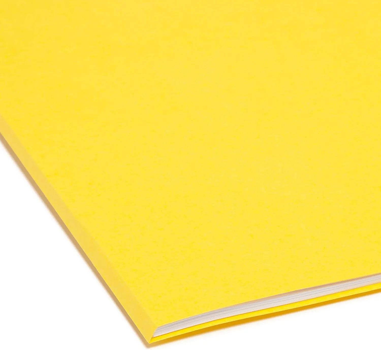 Smead File Folder, Reinforced 1/3-Cut Tab, Letter Size, Yellow, 100 per Box (12934)