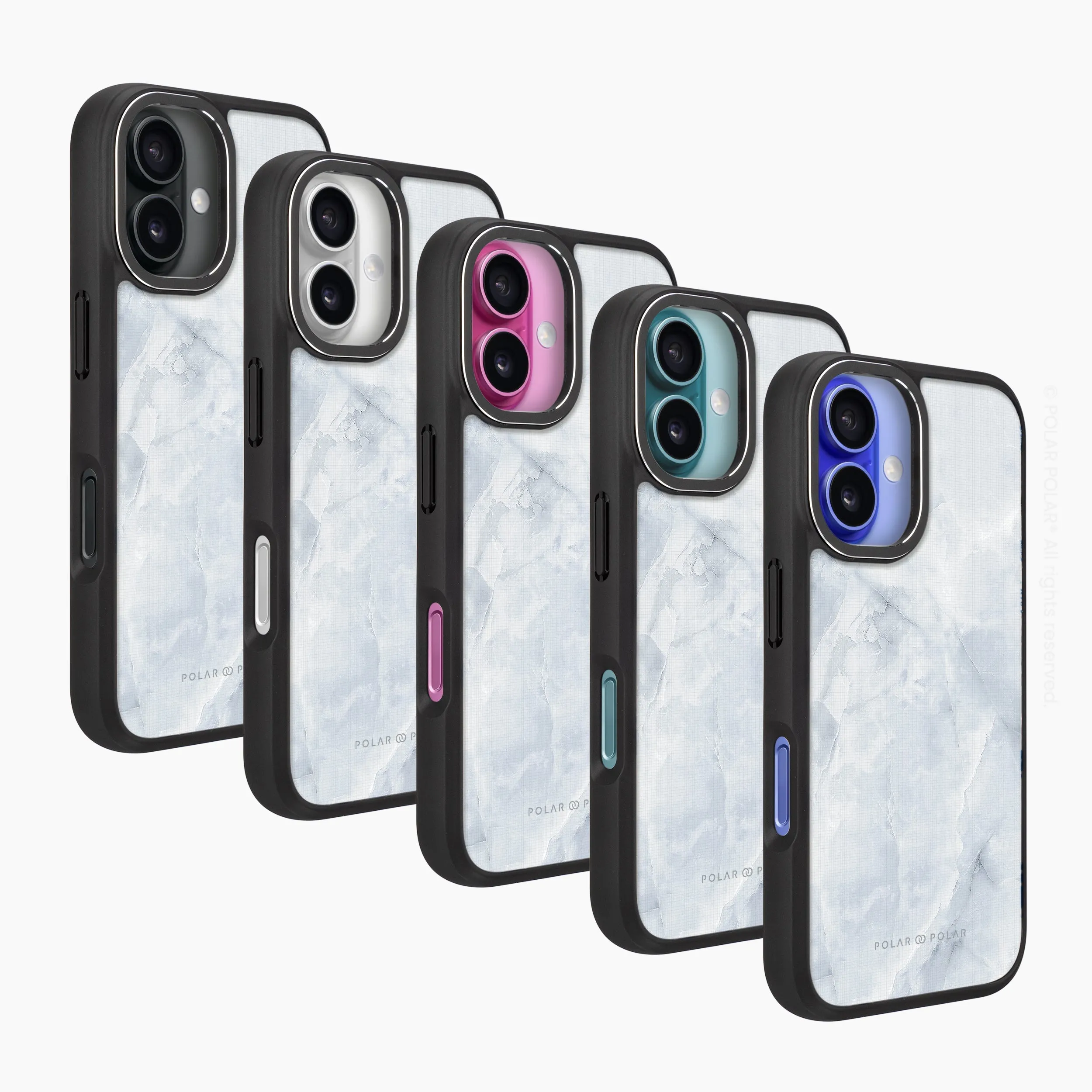 Snow Mountain - iPhone 16 Pro Frosted Black Bumper MagSafe Case