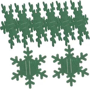 Snowflake Utensils 8pcs Christmas Cutlery Bags Cutler Fork Cover Christmas Party Supply Christmas Snowflake Cos