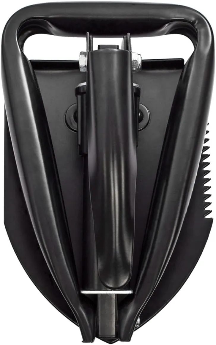 SOG 18-Tool PowerPint Mini Compact Stainless Steel Multi-Tool & 18.25" Folding Survival Shovel with Saw Edge and Carry Case