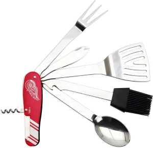 Sports Vault NHL Detroit Red Wings BBQ Multi Tool
