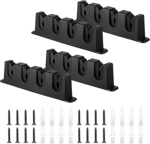Sratte 4 Pcs Rod Holders for Fishing Boat Wall Mount Fishing Pole Holders Horizontal EVA Foam Garage Rod Rack Summer Boat Accessories for Men Gifts