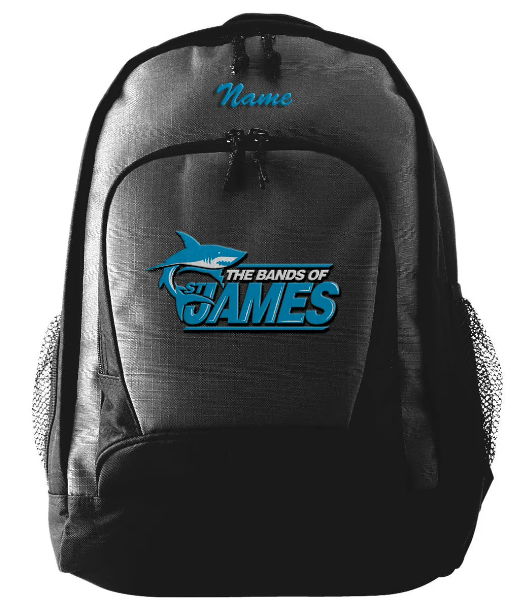 St. James Bands Embroidered Ripstop Backpack w/ Name & Logo
