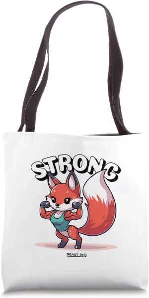 Stark Fox Cute Training Fitness Funny Women Gym Tote Bag