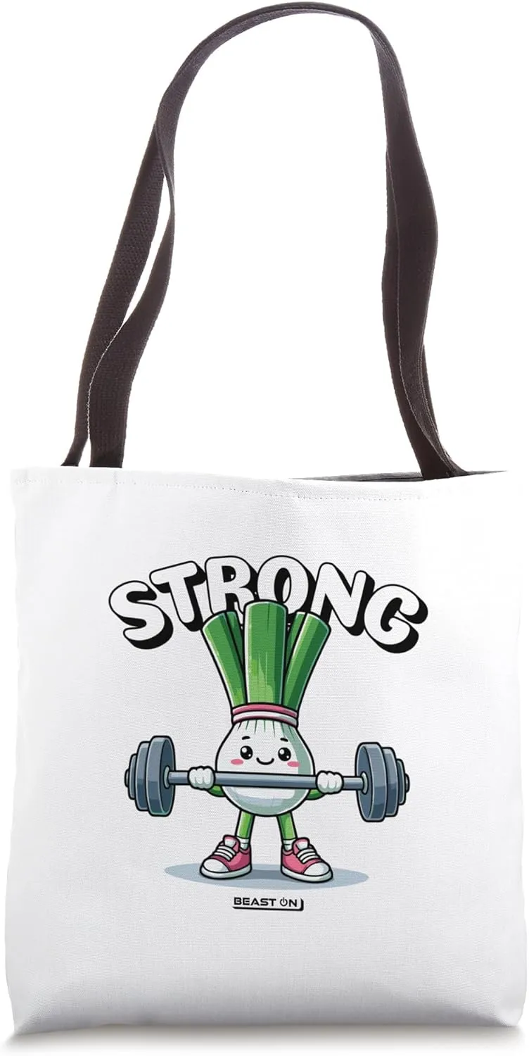 Stark Funny Leek Fitness Workout Women Men Training Tote Bag