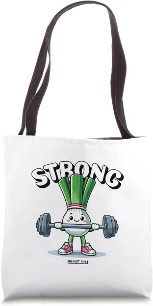 Stark Funny Leek Fitness Workout Women Men Training Tote Bag
