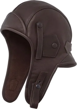 Sterkowski Karelia Genuine Leather Aviator Trapper Cap