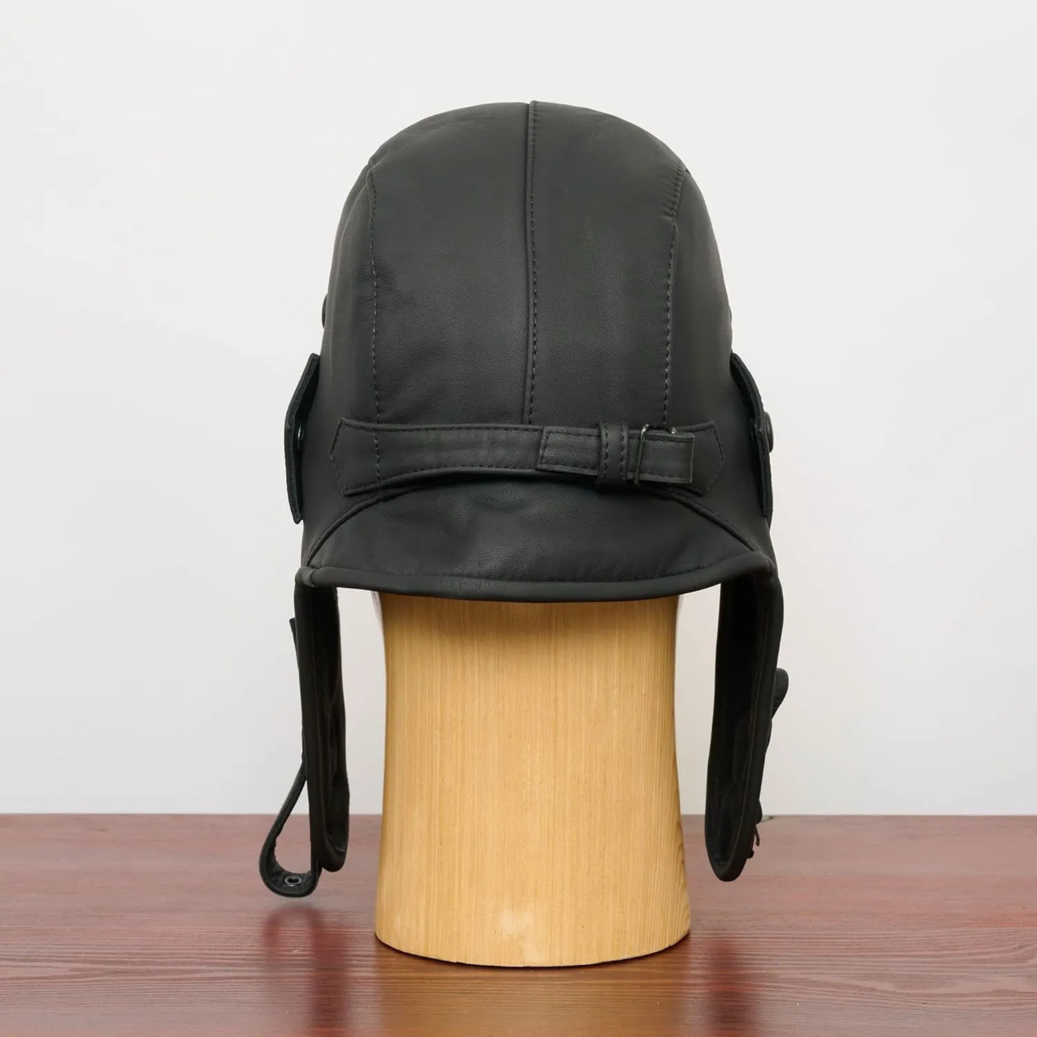 Sterkowski Karelia Genuine Leather Aviator Trapper Cap