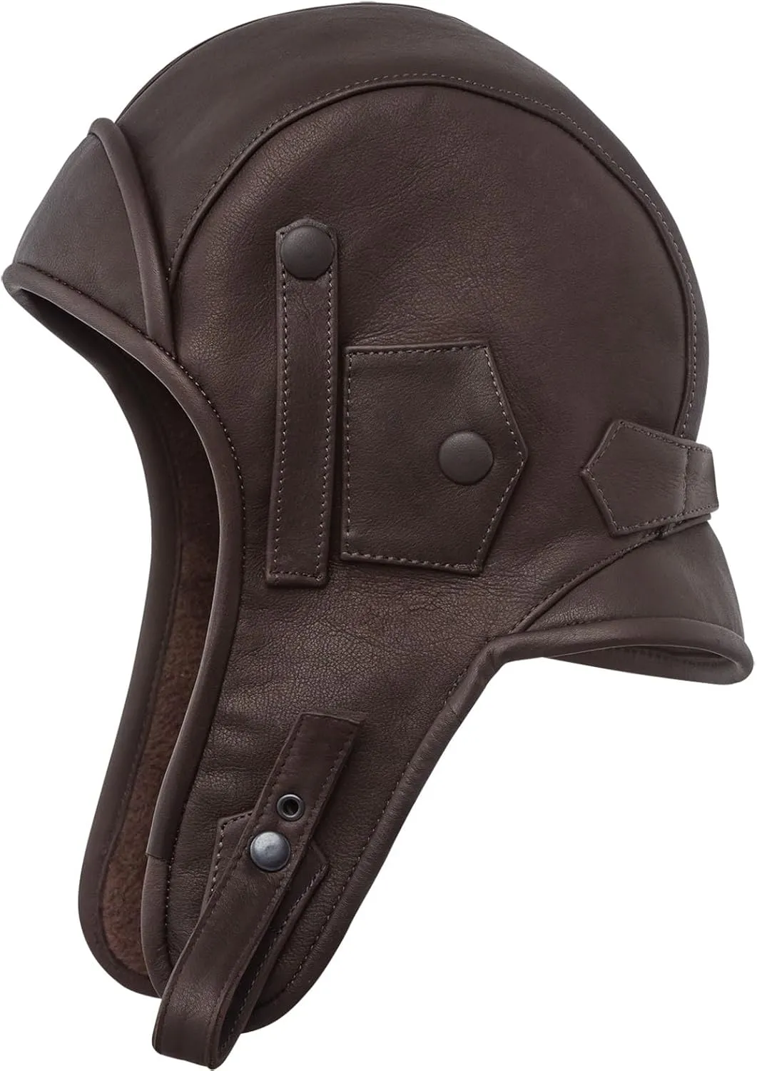 Sterkowski Karelia Genuine Leather Aviator Trapper Cap