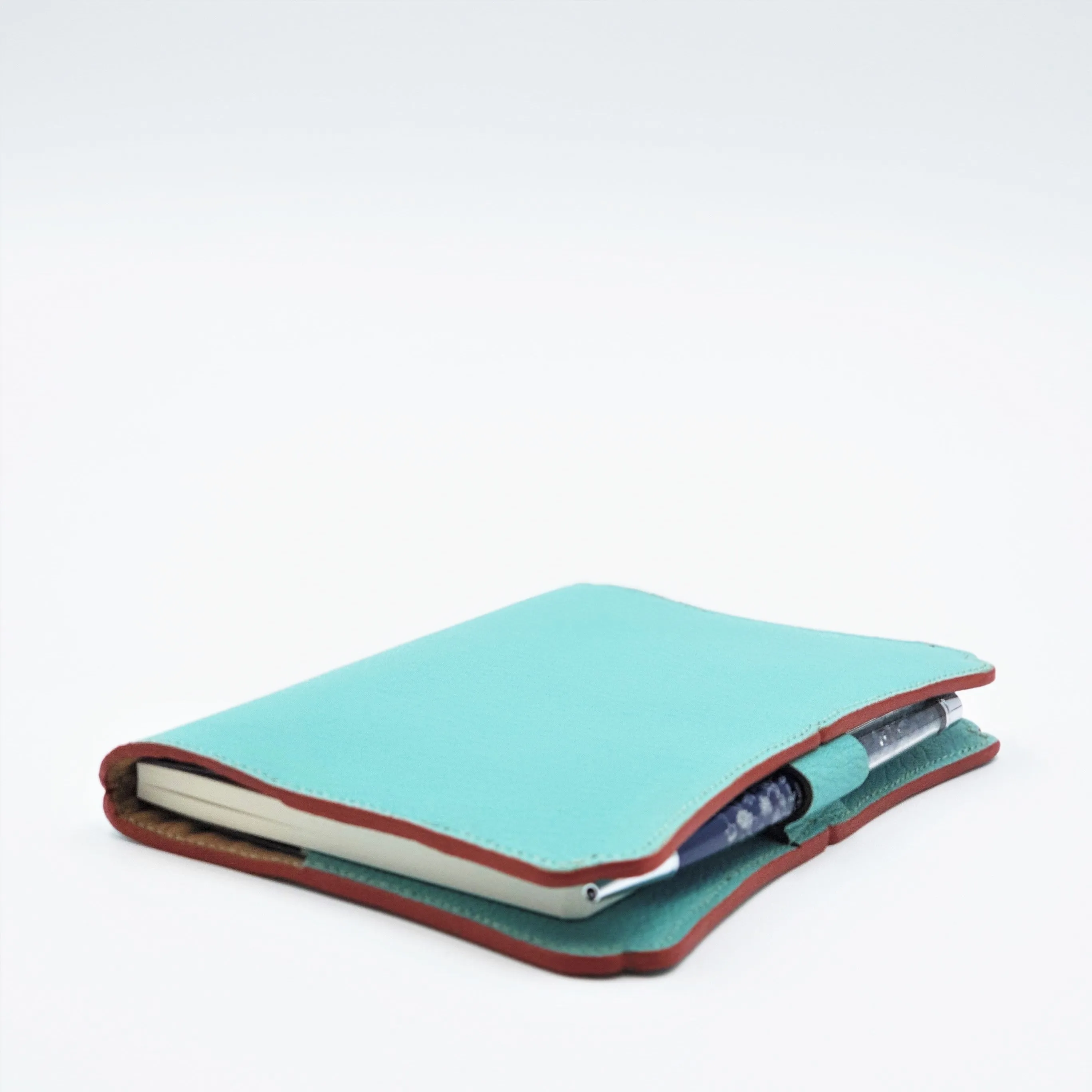 Studio Arkademie CELADON LQ A5 Portrait Notebook Sleeve, Turquoise