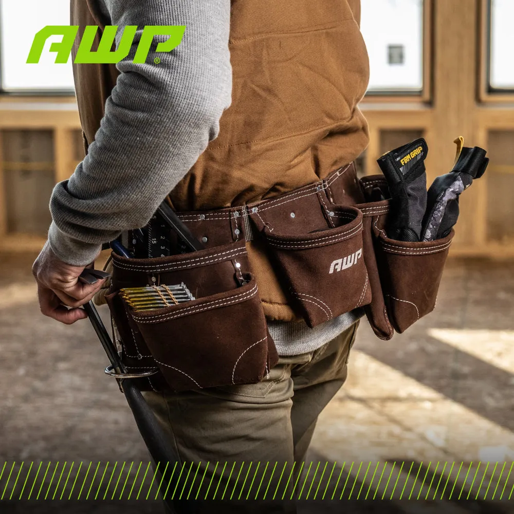 SUEDE LEATHER TOOL APRON