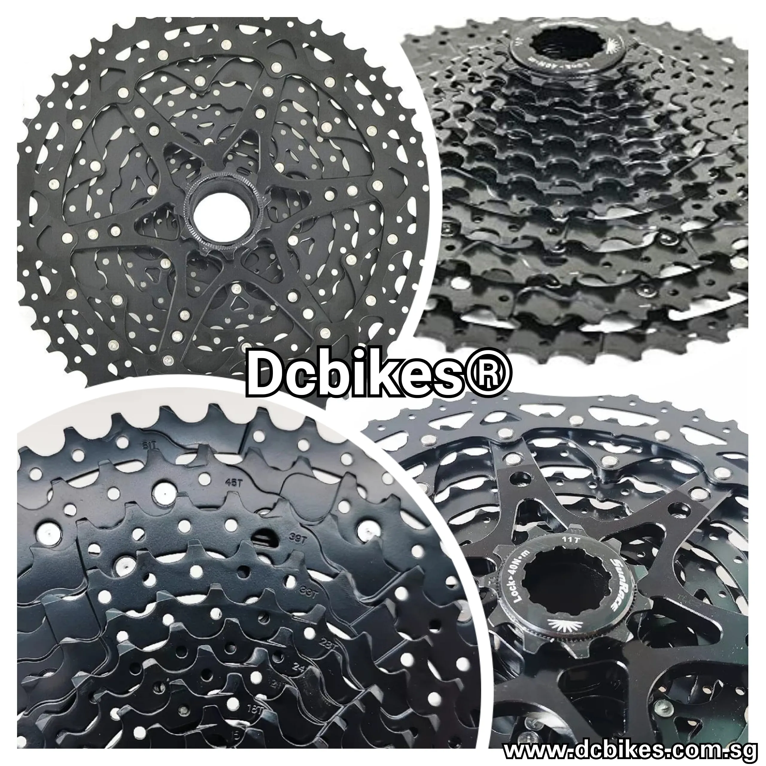 Sunrace 11 Speed 51T Wide Ratio Black Cassette CSMS8