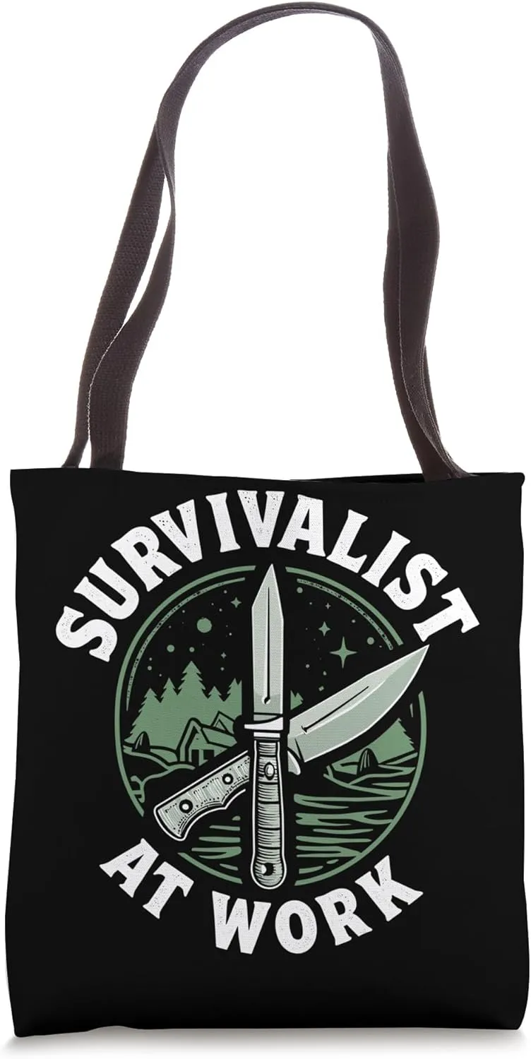 Survivalist Emergency Preparedness Outdoor Skills Tote Bag