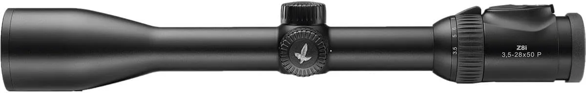 Swarovski Optik 3.5-28x50 Z8i P Series Riflescope, Matte Black Finish with Illuminated Second Focal Plane 4A-I Reticle, Side Parallax Focus, 30mm Tube