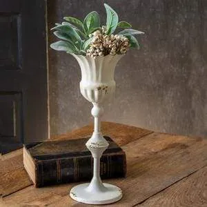 Tall Scalloped Cup with Base