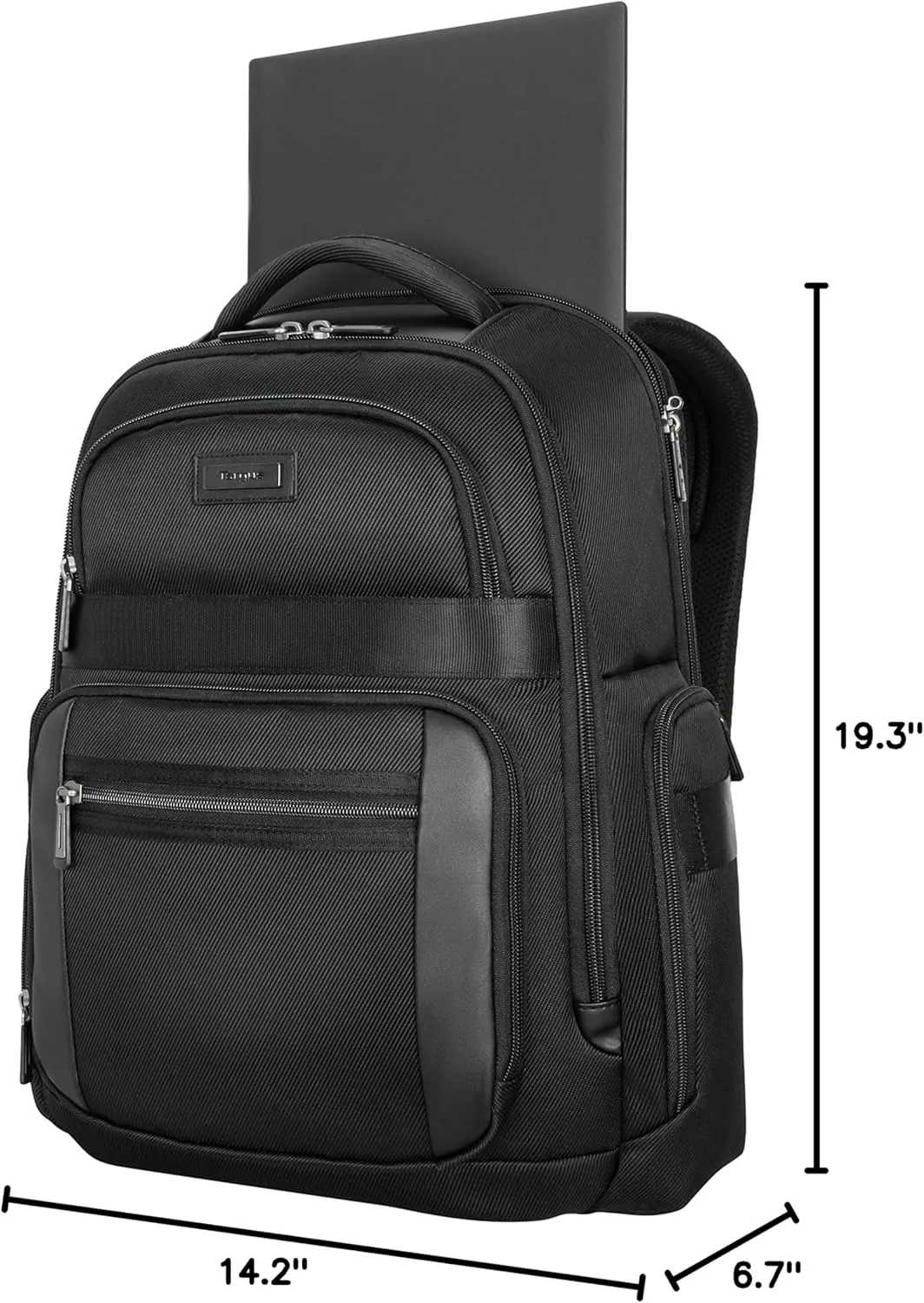 Targus Mobile Elite TBB617GL Carrying Case (Backpack) for 15" to 16" Notebook - Black - TAA Compliant