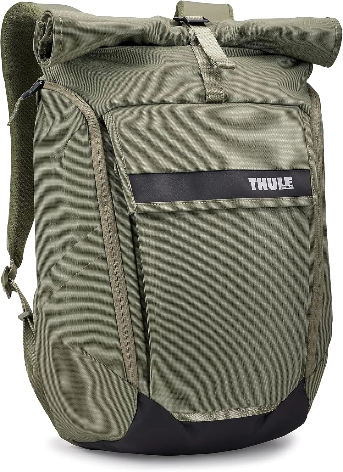 Thule Paramount 24L Backpack - Commuter Backpack with Padded Laptop Sleeve - Fits 16" laptops and 12" Tablets - Thoughtful Layout and Organization, Soft Green