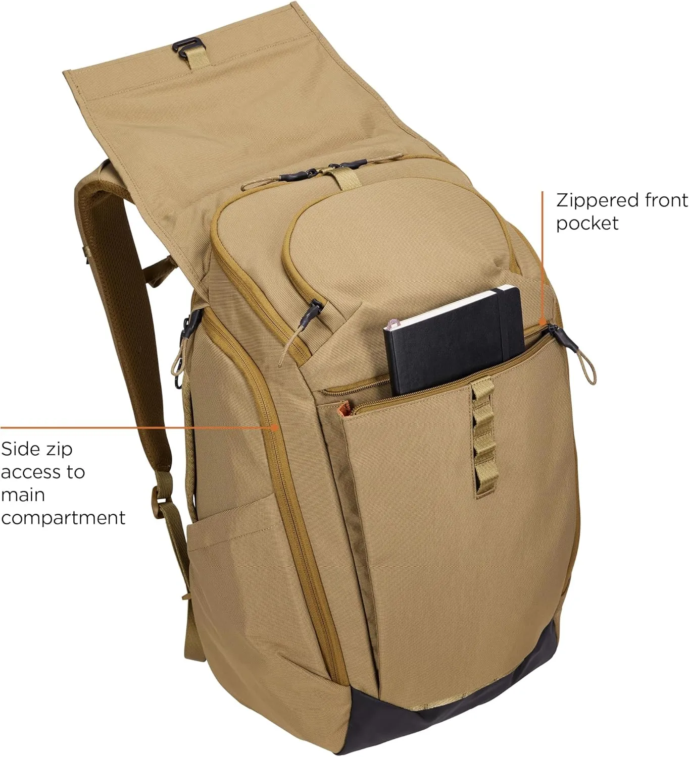 Thule Paramount 27L Backpack - Commuter Backpack - Fits 16" laptops, Nutria