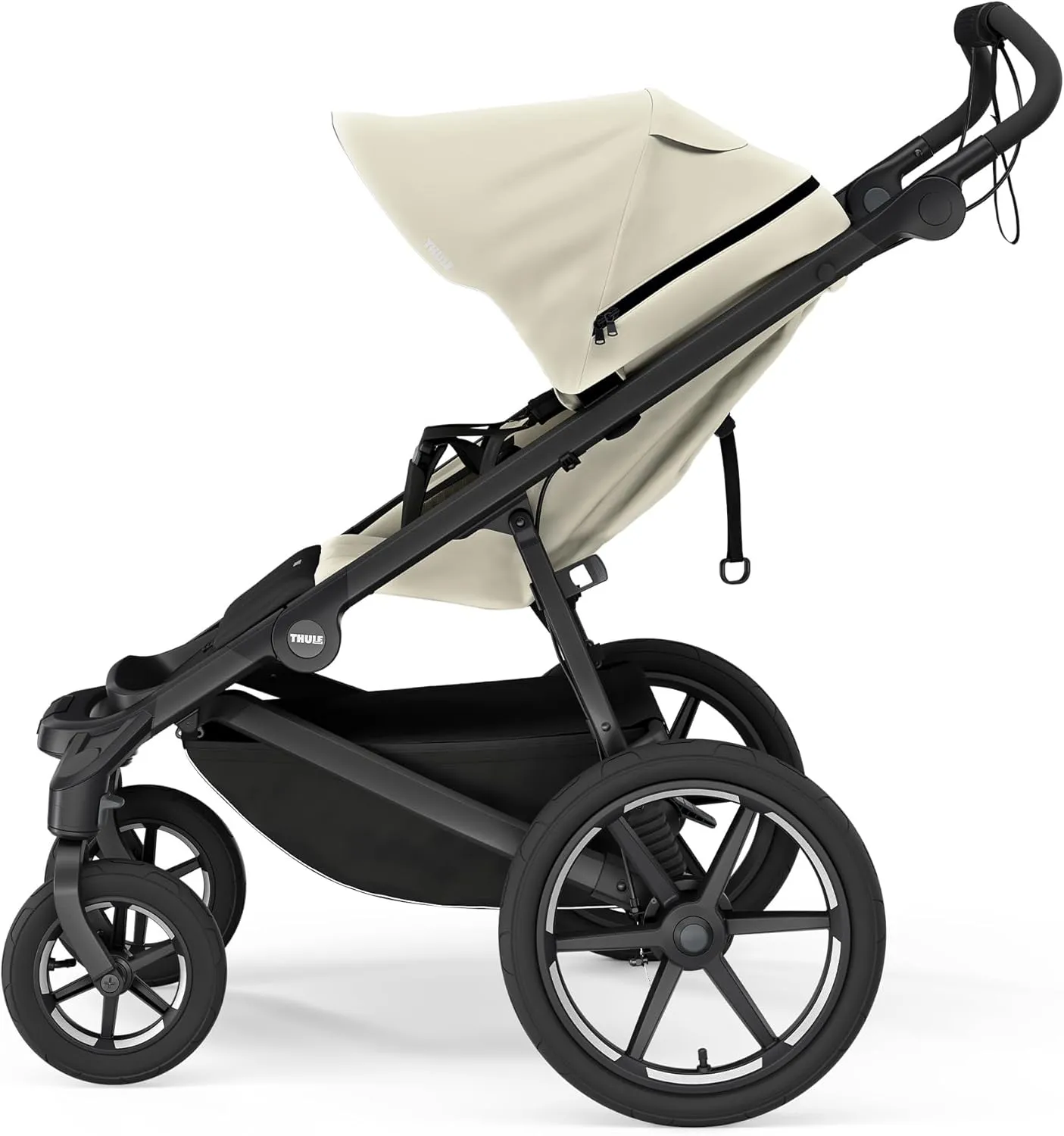 Thule Urban Glide 4-Wheel Single Child All-Terrain Stroller, Full-Suspension System, Air-Filled Tires, Upright seat with Adjustable Recline and Built-in Leg Rest, Baby Stroller