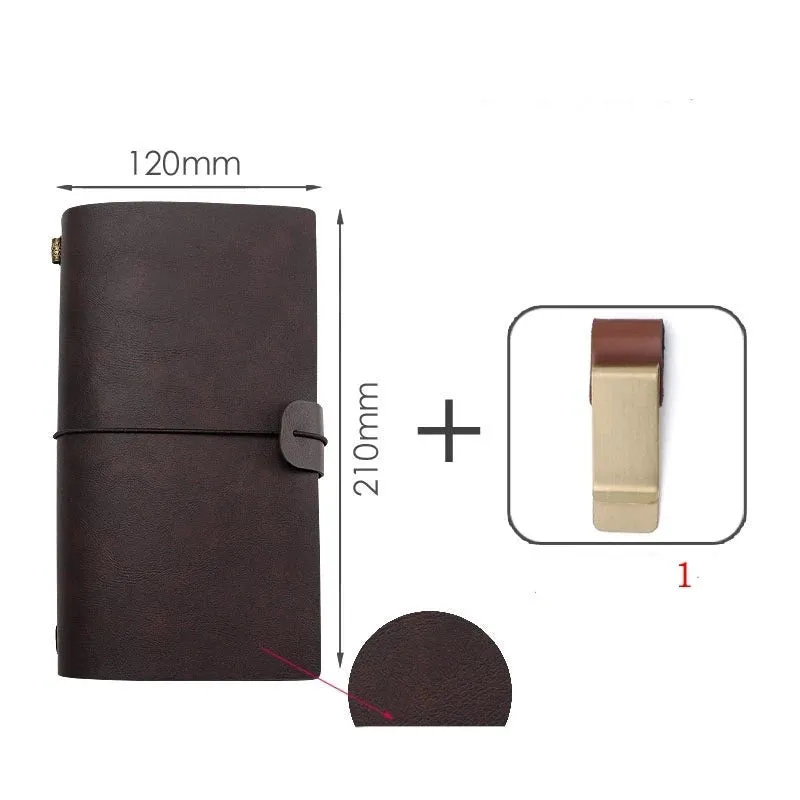 Timeless Elegance: Retro Portable Leather Diary Notebook