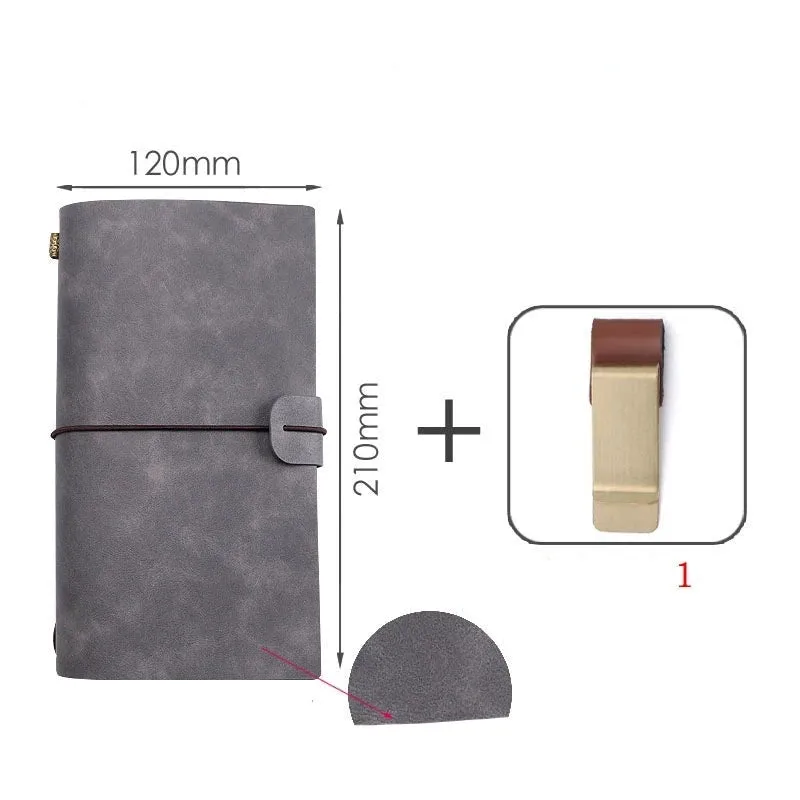 Timeless Elegance: Retro Portable Leather Diary Notebook