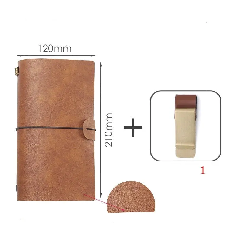 Timeless Elegance: Retro Portable Leather Diary Notebook