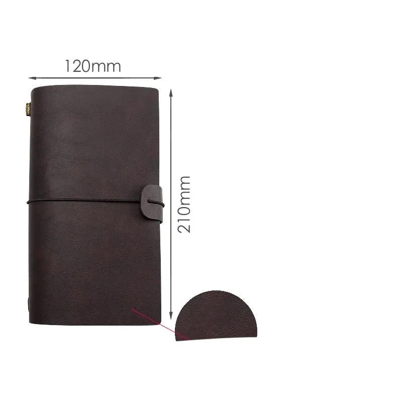 Timeless Elegance: Retro Portable Leather Diary Notebook