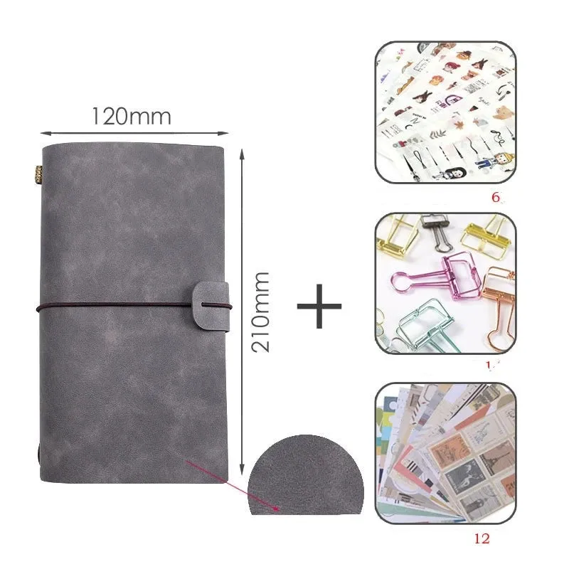Timeless Elegance: Retro Portable Leather Diary Notebook
