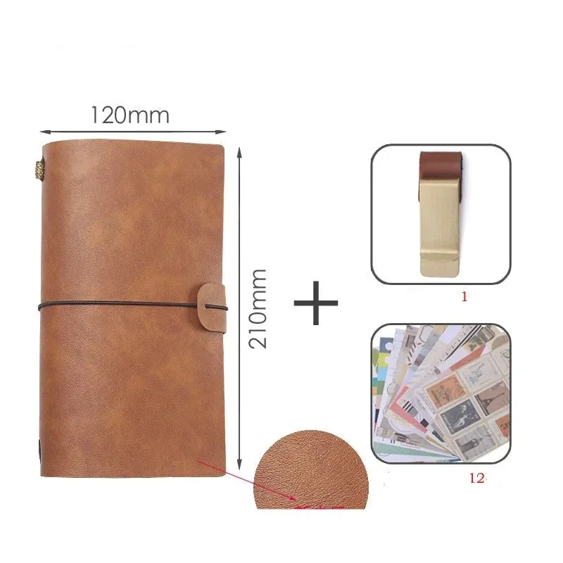 Timeless Elegance: Retro Portable Leather Diary Notebook