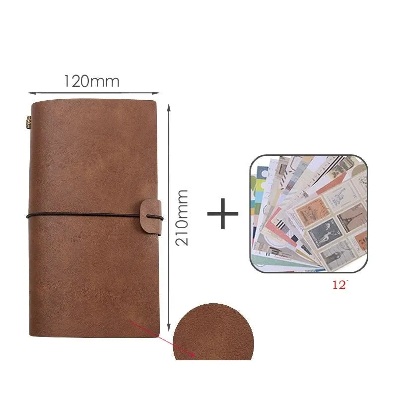 Timeless Elegance: Retro Portable Leather Diary Notebook