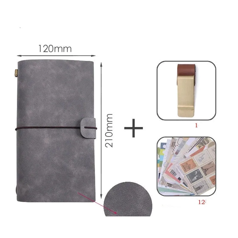 Timeless Elegance: Retro Portable Leather Diary Notebook