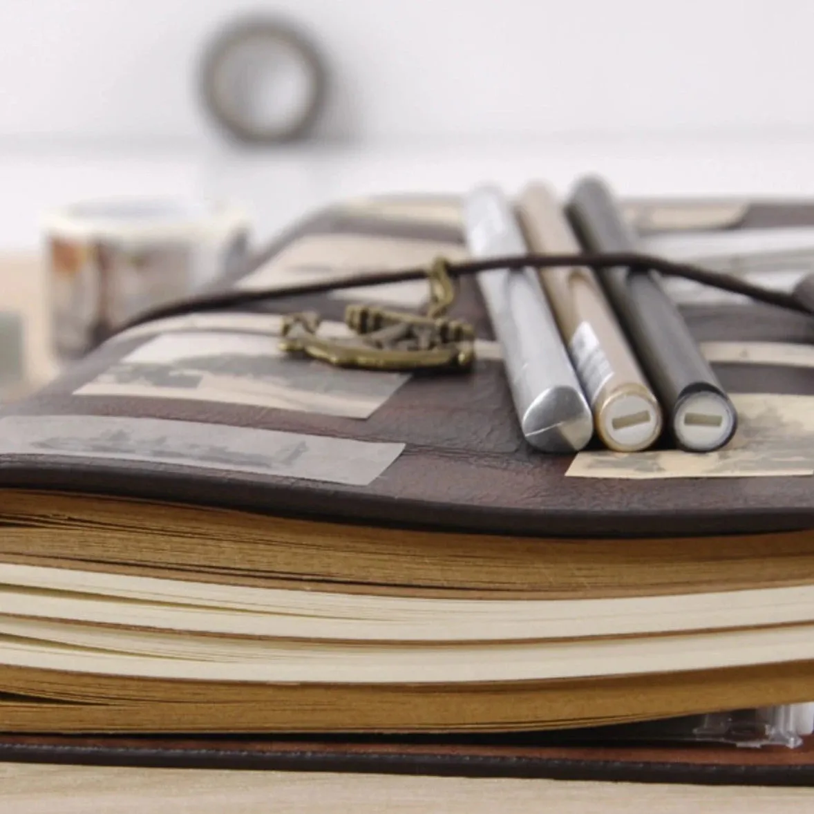 Timeless Elegance: Retro Portable Leather Diary Notebook