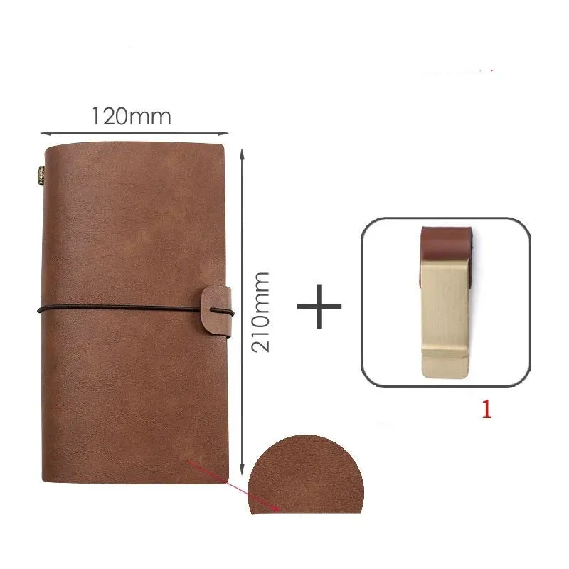 Timeless Elegance: Retro Portable Leather Diary Notebook