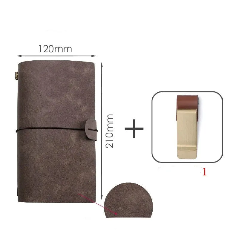 Timeless Elegance: Retro Portable Leather Diary Notebook
