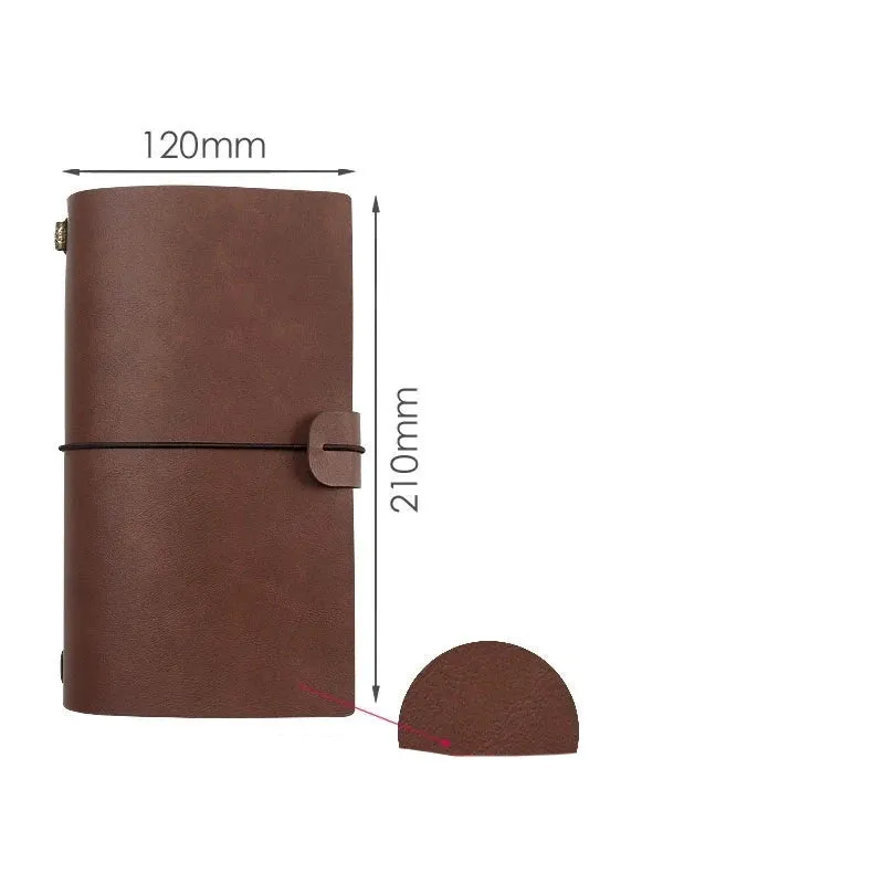 Timeless Elegance: Retro Portable Leather Diary Notebook