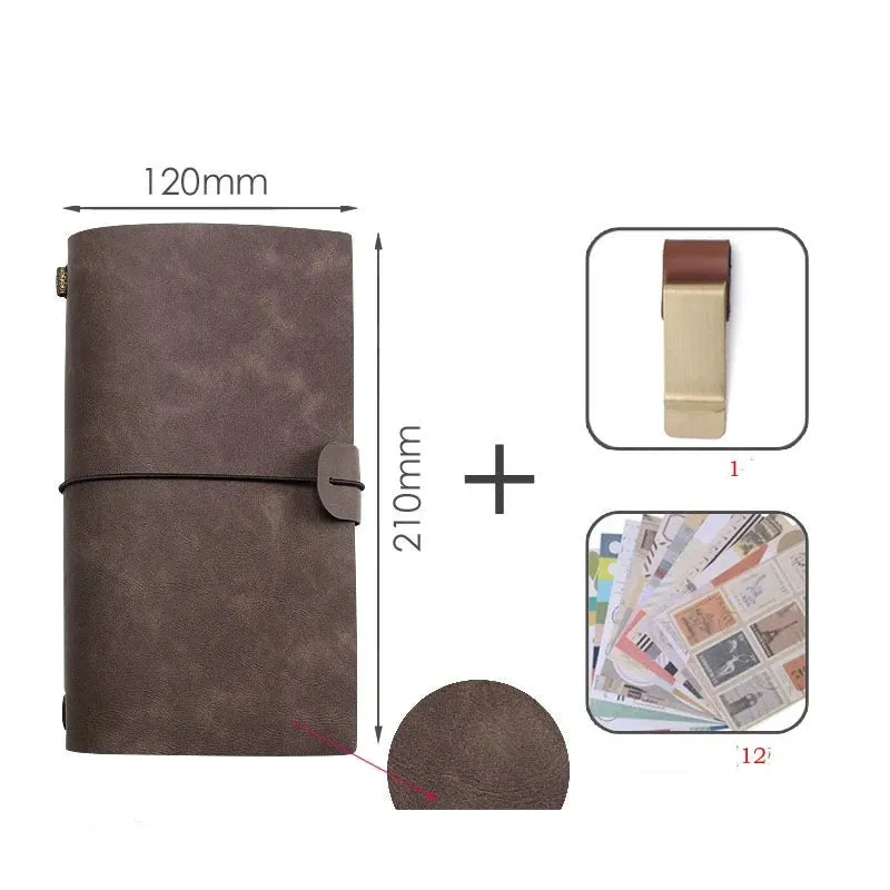 Timeless Elegance: Retro Portable Leather Diary Notebook