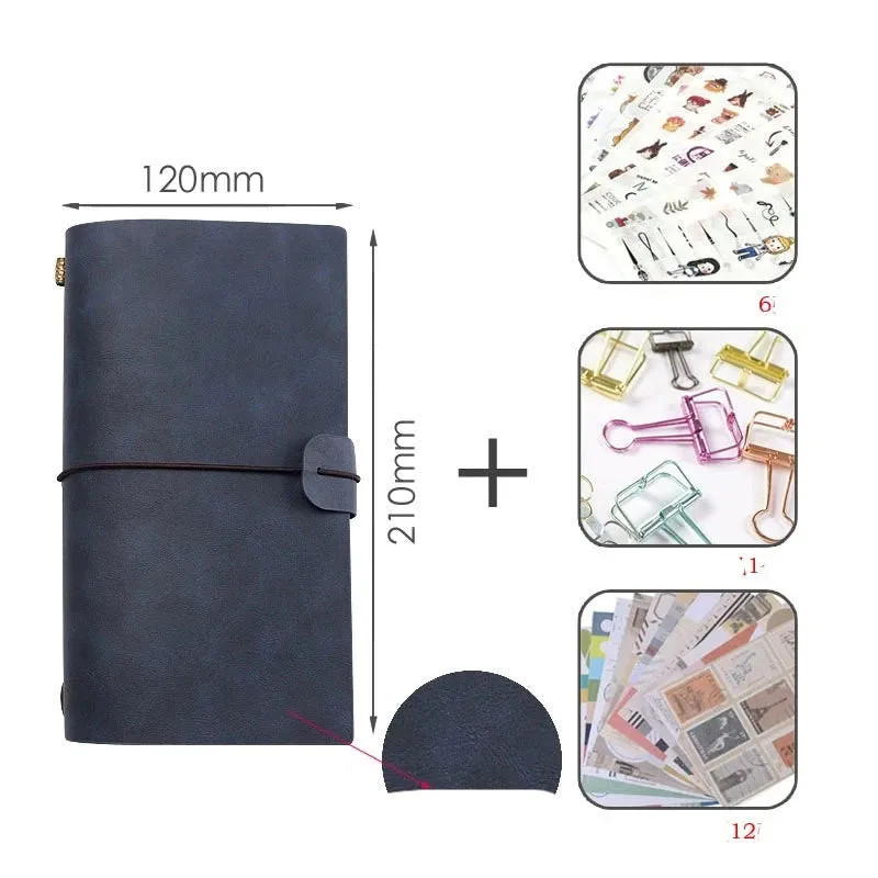 Timeless Elegance: Retro Portable Leather Diary Notebook