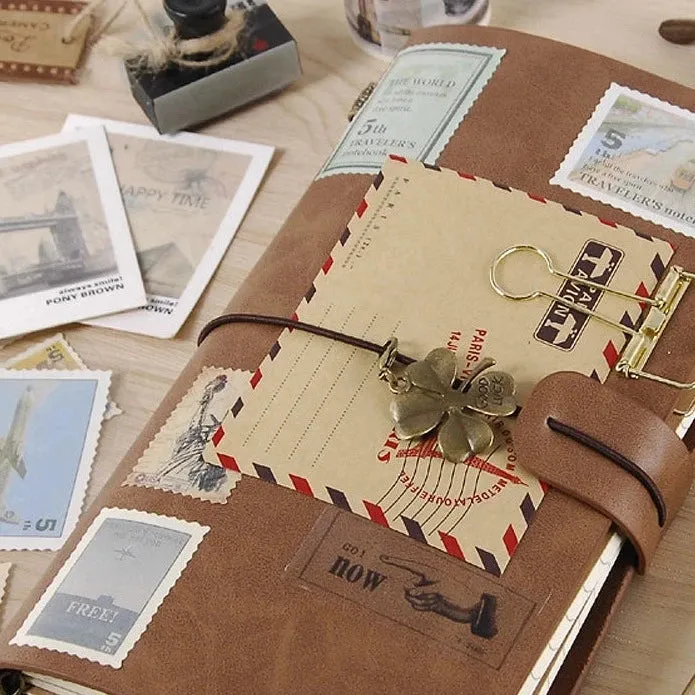 Timeless Elegance: Retro Portable Leather Diary Notebook