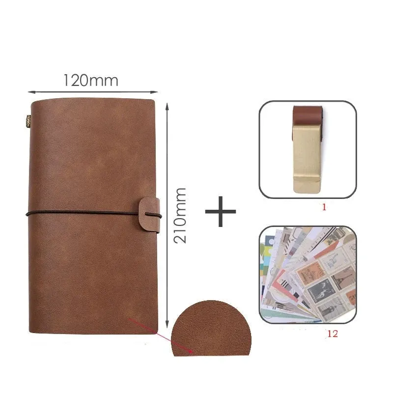 Timeless Elegance: Retro Portable Leather Diary Notebook