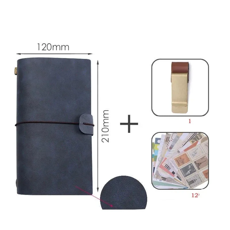 Timeless Elegance: Retro Portable Leather Diary Notebook