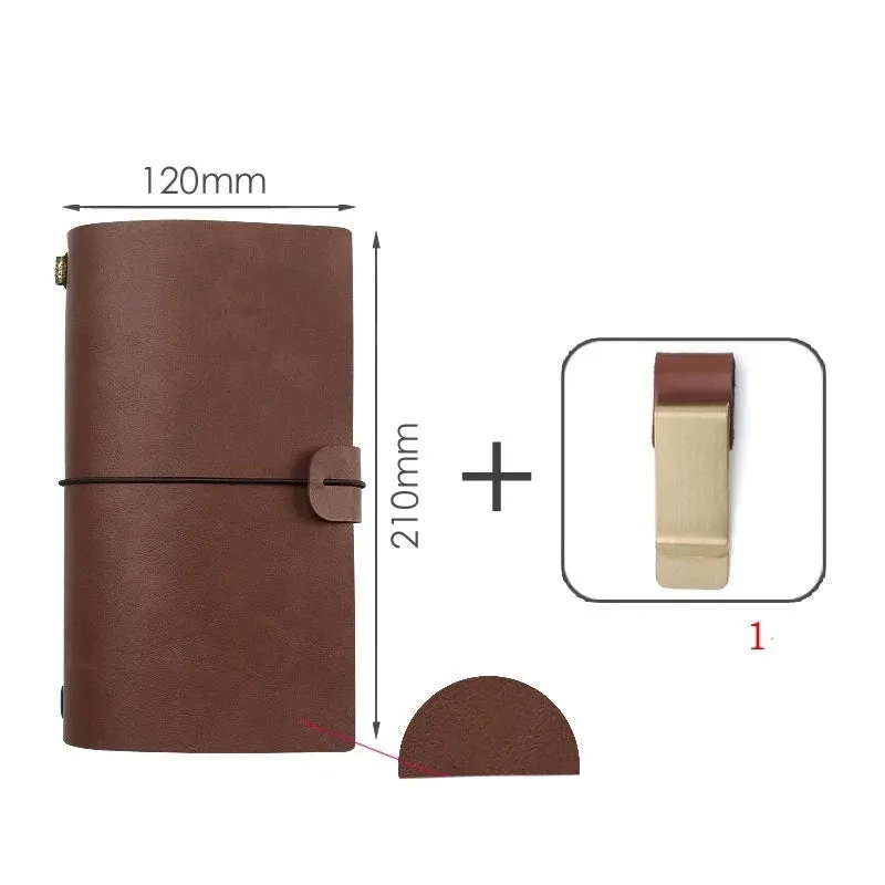 Timeless Elegance: Retro Portable Leather Diary Notebook