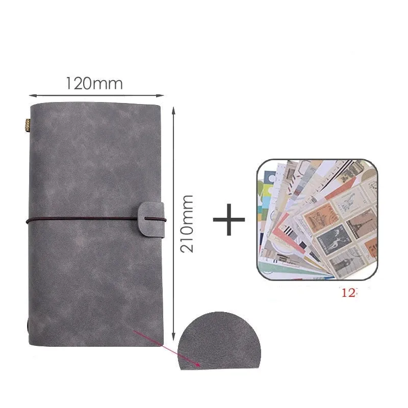Timeless Elegance: Retro Portable Leather Diary Notebook