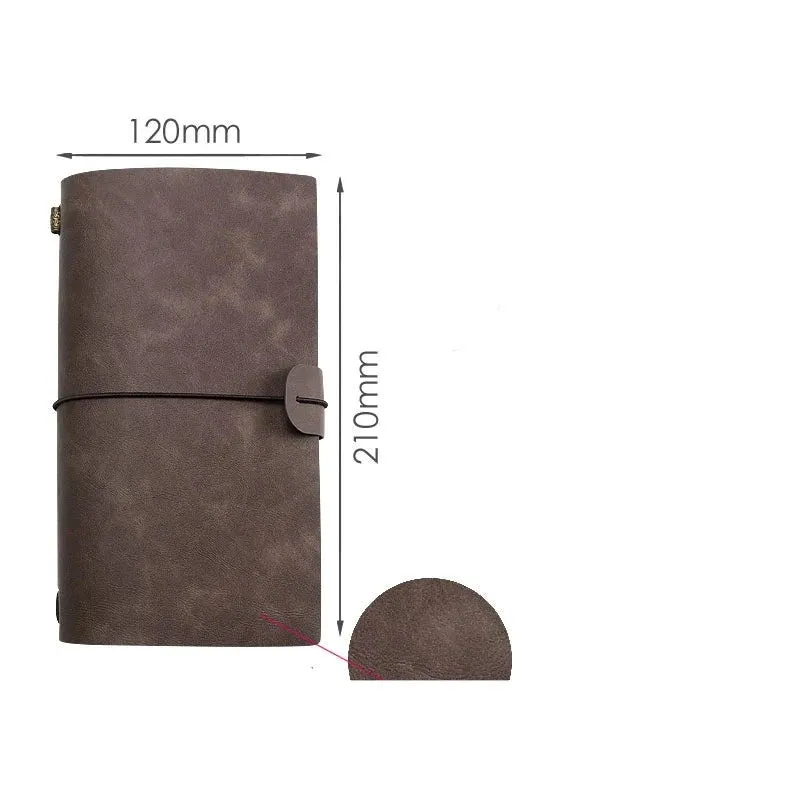 Timeless Elegance: Retro Portable Leather Diary Notebook