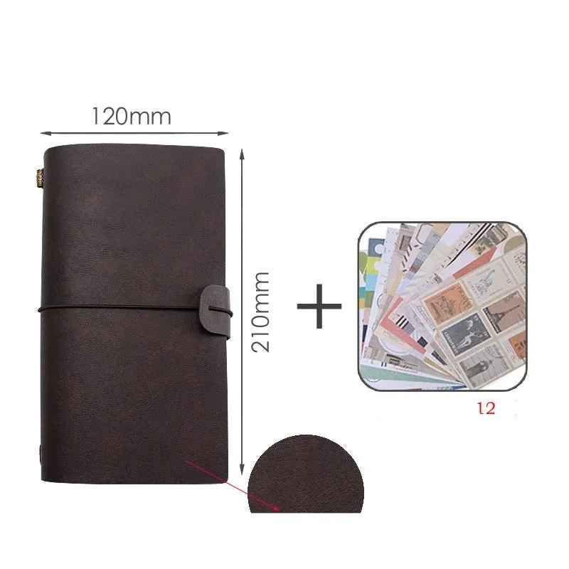Timeless Elegance: Retro Portable Leather Diary Notebook