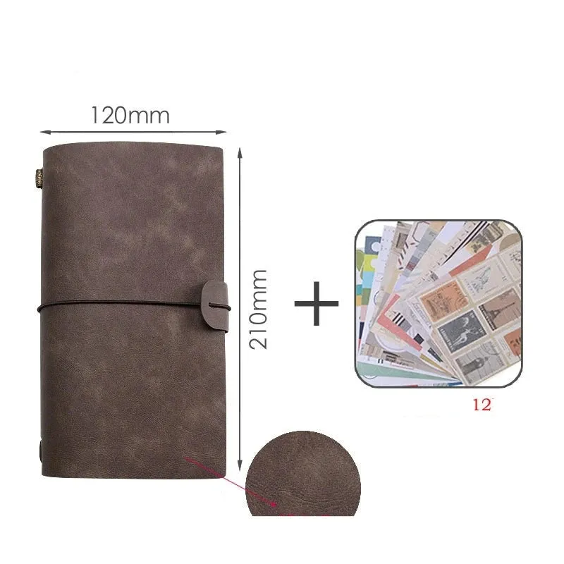Timeless Elegance: Retro Portable Leather Diary Notebook