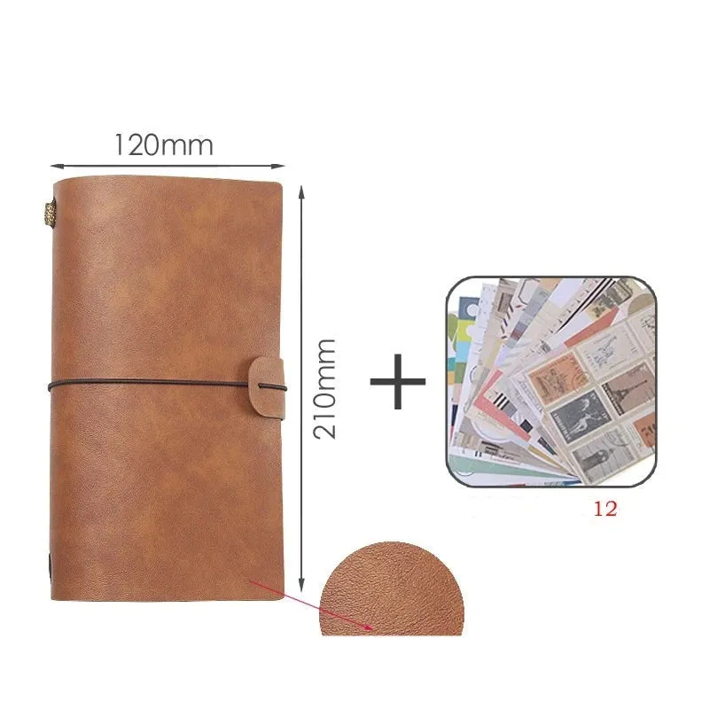 Timeless Elegance: Retro Portable Leather Diary Notebook